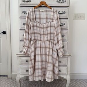 Vici Plaid Cotton Dress